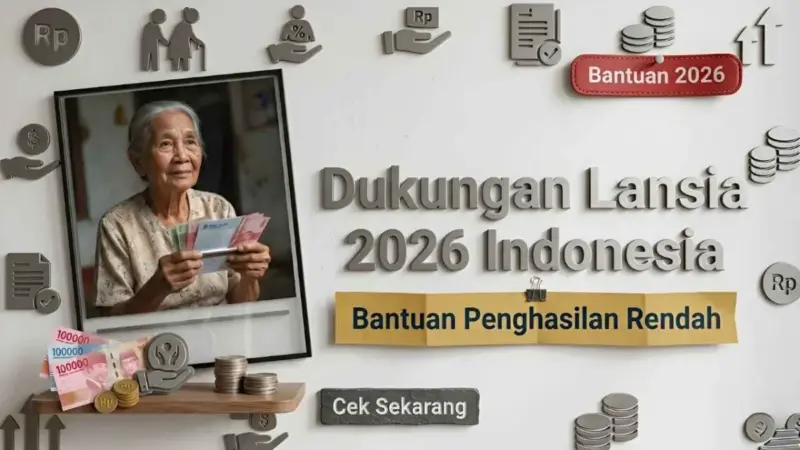 Dukungan Pemerintah Indonesia 2026 Program Tunjangan Lansia Berpenghasilan Rendah dan Jadwal Pembayaran