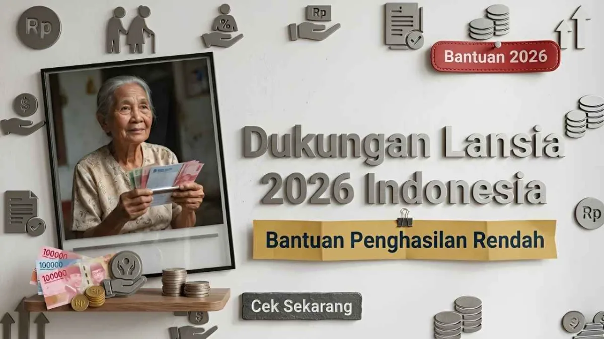 Dukungan Pemerintah Indonesia 2026 Program Tunjangan Lansia Berpenghasilan Rendah dan Jadwal Pembayaran